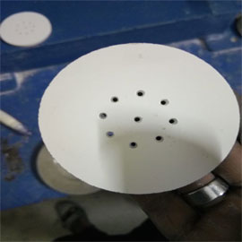 Alumina Disc with holes