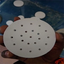 Alumina Disc with holes