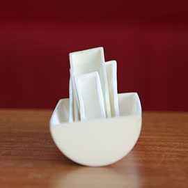 Semi Circular Alumina Boat